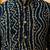 Boy's blue rayon bandhni thigh length kurta and dhoti set