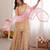 Ivory floral sharara set with dupatta