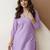 Women's stylish lightpurple soft viscose silk kurta and pant casual wear co-ord set