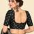 Black art silk embroidered readymade stylish saree blouse
