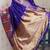 Purple zari silk blend handloom kanjeevaram saree
