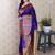 Purple zari silk blend handloom kanjeevaram saree