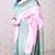 Pink ethnic motifs zari silk blend banarasi saree
