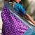 Purple woven design zari silk blend designer banarasi saree