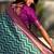 Teal woven design zari banarasi saree with blouse piece