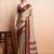 Beige woven design zari art silk kanjeevaram saree
