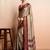 Beige woven design zari art silk kanjeevaram saree