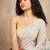 White floral chikankari  georgette saree