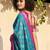 Multicolor ethnic motifs silk blend handloom pochampally saree