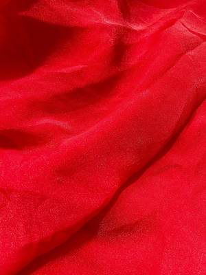 Red irsia solid shimmer georgette silk party wear sarees 5