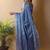 Blue saree with blouse piece