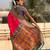 Pink ethnic motifs zari silk blend paithani saree