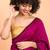 Magenta khadi saree