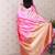 Pink woven design zari silk blend handloom kanjeevaram saree