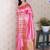 Pink woven design zari silk blend handloom kanjeevaram saree