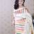 Cream zari silk blend handloom kanjeevaram saree