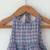 Purple hand block printed cotton maxi frock dress
