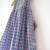 Purple hand block printed cotton maxi frock dress