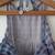 Purple hand block printed cotton maxi frock dress
