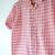 Pink hand block printed cotton shirt