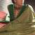 Green striped woven design zari tussar saree