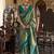 Green striped zari tussar saree