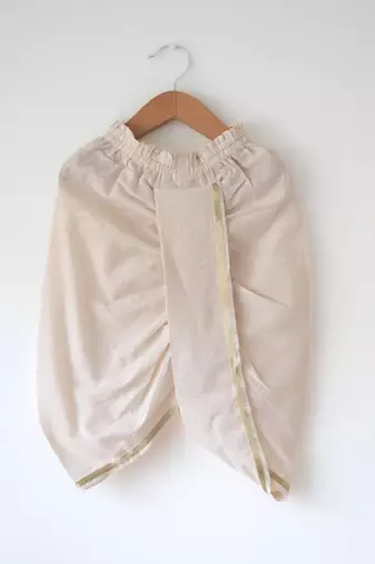 White infant handwoven dhoti