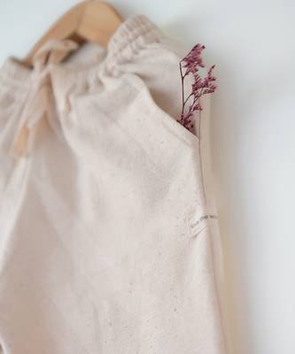 Off white handwoven pajama pant 3