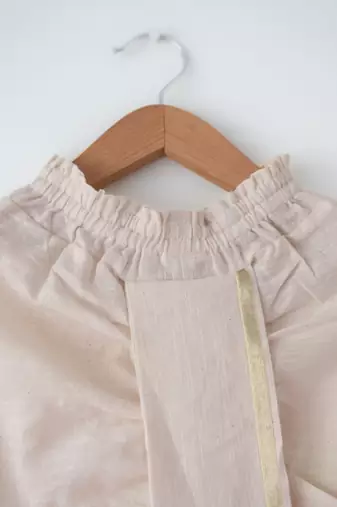 White infant handwoven dhoti