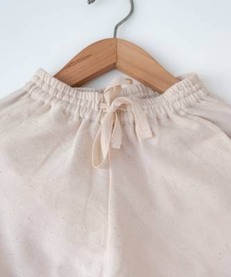 Off white handwoven pajama pant 4