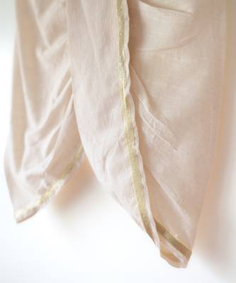 White infant handwoven dhoti 4