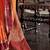 Orange striped zari tussar saree