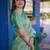 Sea green teal kanchipuram silk zari weaving matching blouse piece & sarees
