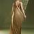 Gold embellished beads and stones satin designer saree