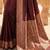 Maroon woven design zari silk blend banarasi saree