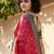 Red woven design zari silk blend handloom pochampally saree
