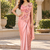 pre drape sequence embroidery & butterfly patch work nc satin ready to wear designer saree