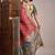 Red ethnic motifs banarasi saree