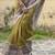 Olive  madhubani olive sarees