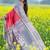 Red  madhubani red sarees