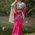 Pink  madhubani pink sarees