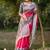 Pink  madhubani pink sarees