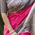 Pink  madhubani pink sarees