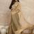 Beige organza designer saree
