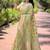 Green woven design zari silk blend banarasi saree