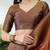 Rust rust soft silk zari weaving contrast blouse piece & sarees