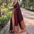 Maroon ethnic motifs zari satin banarasi saree