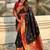 Black woven design zari banarasi saree