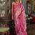 Magenta ethnic motifs woven design zari kanjeevaram saree