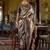 Grey ethnic motifs woven design zari kanjeevaram saree